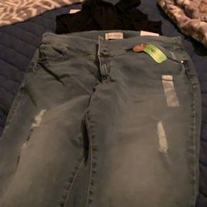 Lane Bryant crop jeans
